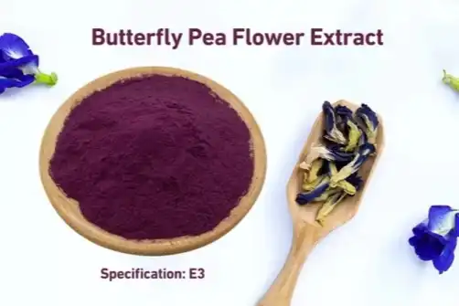 High Purity Butterfly Pea Flower Extract Powder For Functional Beverage Production
